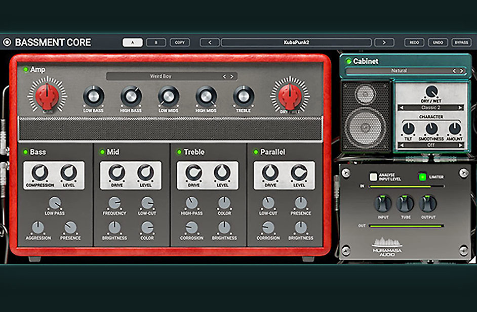 United Plugins Bassment Core Amps